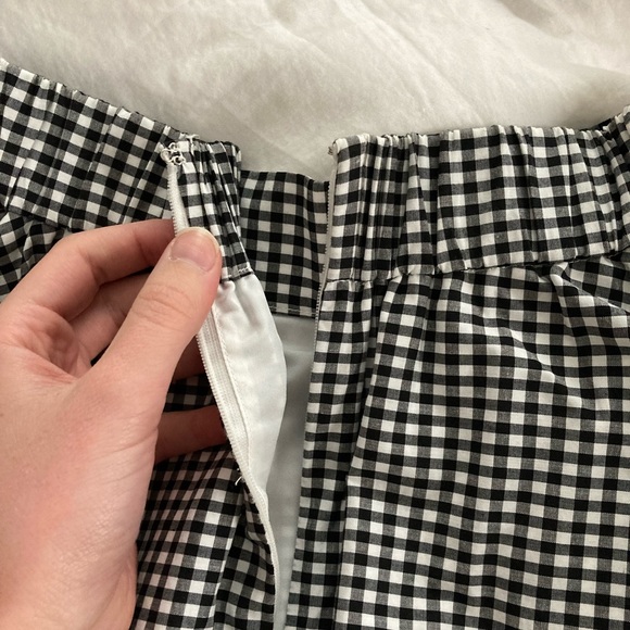 Gingham midi skirt - Picture 4 of 4